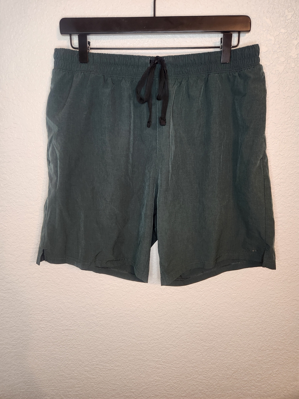 AL1VE  athletic shorts Men's Drawstring Casual Shorts - Dark Green Size L